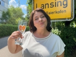 "Dahoam is Dahoam"-Weißbierglas mit Logo DiD-Herz - 0,5 Liter